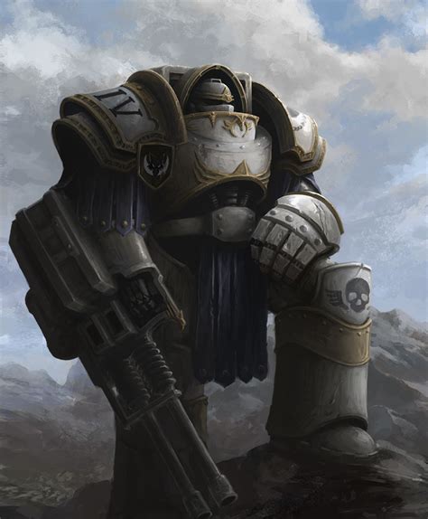 Warhammer 40k Artwork — Luna Wolves Terminator By