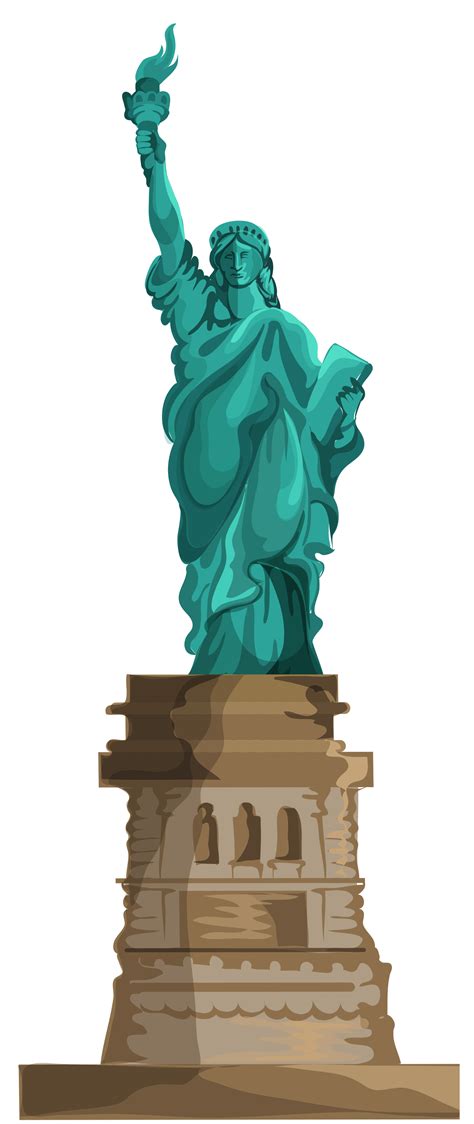 Statue Of Liberty Transparent Clip Art Library