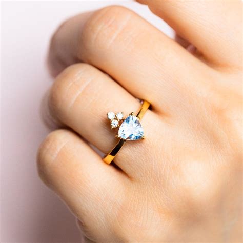 Local Eclectic Valentina Ring With Blue Topaz