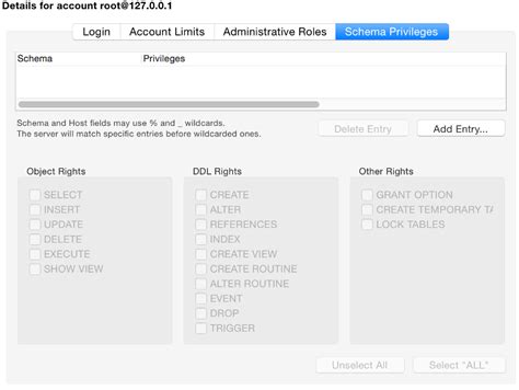 How To Check User Privileges In Mysql Workbench Using The Gui