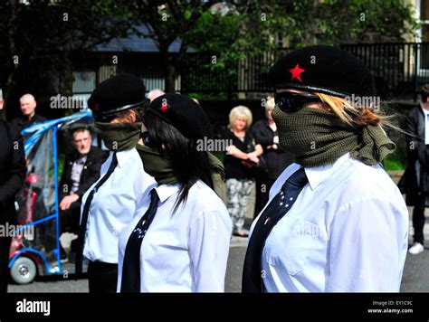 Members Of The Irish National Liberation Army Inla At The Funeral Of Peggy O’hara A Prominent