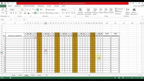 Cómo Hacer Una Hoja De Lista De Asistencia Con Excel Fácil Y Rápido