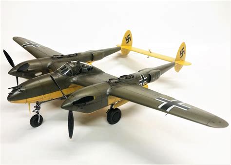 Tamiya color spray paints these cans of spray paint are extremely useful for painting large surfaces. 1/48 Tamiya P-38G "Zirkus Rosarius" | iModeler