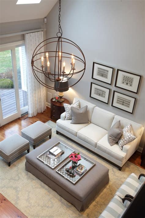 Pop border living room ideas ceiling. 18+ Living Room Chandelier Light Designs, Ideas | Design ...