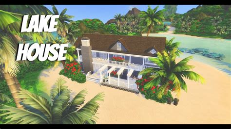 The Sims 4 Island Living Lake House With Docks Youtube