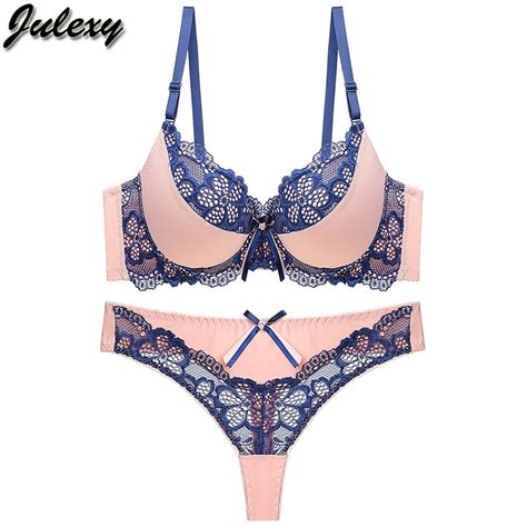 julexy new 2022 sexy thongs women bra set push up lace underwear set i ciudaddelmaizslp gob mx