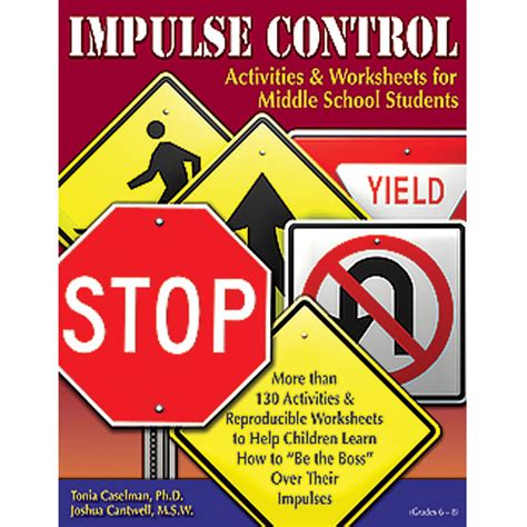 Impulse Controlcognitive Behavioral Worksheetsmiddle School Students