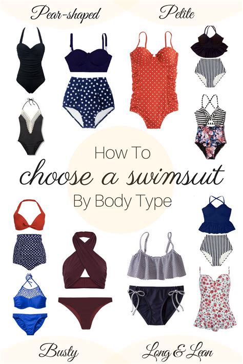 How To Choose A Swimsuit By Body Type Cute Swimsuits Affordable