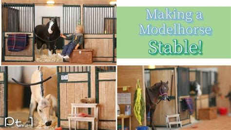 Making A Model Horse Stable Part 1 Miniature Schleich Barn Tutorial