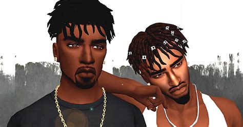 My Sims 4 Blog Dameon Dreads W Clips And Goatee By Ebonix