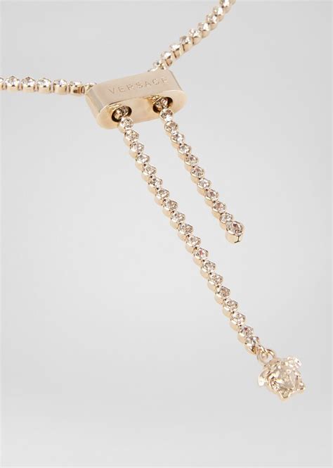 Versace Medusa Lock Lariat Necklace For Women Us Online Store