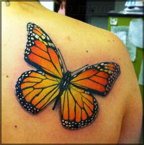 Tatuajes De Mariposas Que Simbolizan Una Metamorfosis