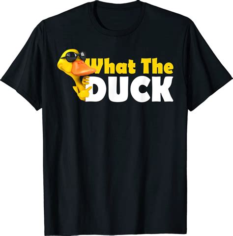 What The Duck Funny Duck T Shirt Clothing
