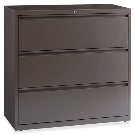 Lorell 3 Drawer Lateral File Cabinet Letterlegala4 42 Wide Medium