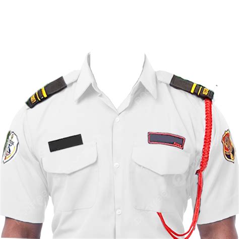 Photo Template Of Malaysia Security Guard Uniform Good For Id Card