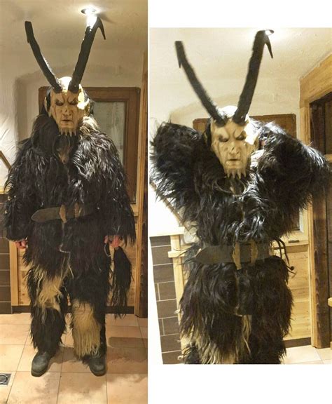 Krampus Mask Devil Horror Christmas Demon Latex Mask Costume Horn Mask