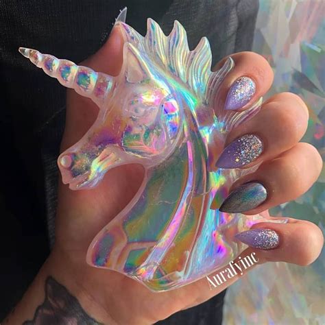 Magically Beautiful Unicorn Crystal 🦄💖🌈 By Aurafyinc Beautiful Unicorn