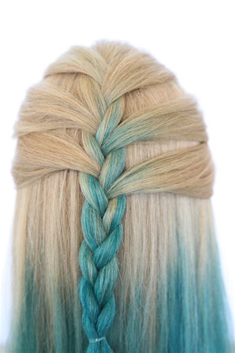 Mermaid Half Updo · How To Style A Braid Plait · Beauty On Cut Out Keep