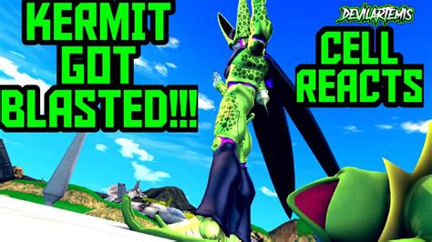 Kermit Got Erased Cell Reacts To Perfect Cell Vs Farmer Youtube