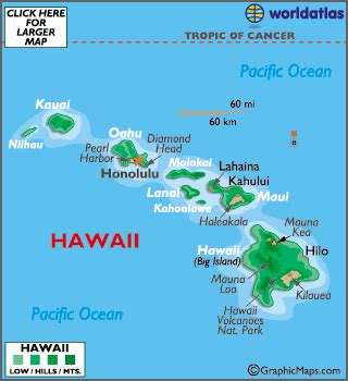 The hawaii map shows all 8 of the major islands & includes an inset of the entire chain of reefs stretching nearly 3,000 miles across the central pacific. Hilo Hawaii Map - Hilo Vacation Attractions, Hawaii ...