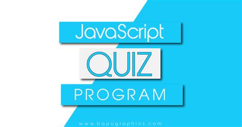 Javascript Quiz Program How To Create Js Quiz App