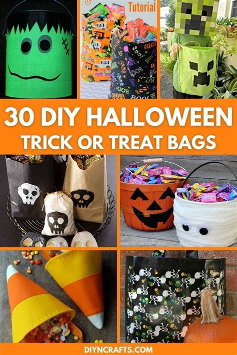 30 Diy Trick Or Treat Bags You Can Make Easily For Halloween Diy