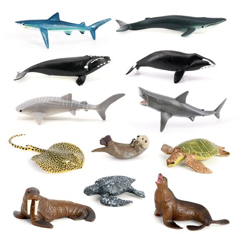 Jouets Et Jeux Figurines Statues Ocean Sealife Animals Whale Turtle