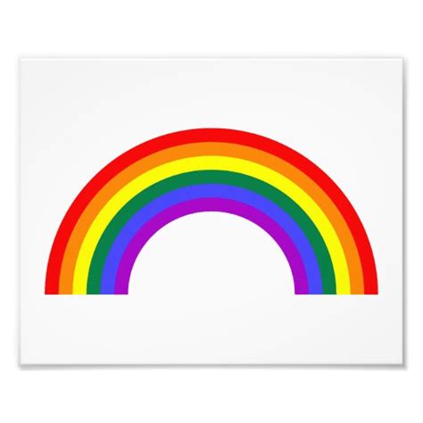 Rainbow Shape Photo Print