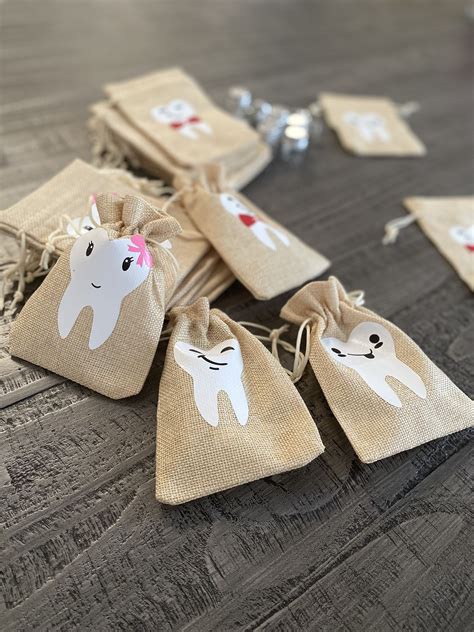 Tooth Fairy Bags Wjar For Teeth Personalized Etsy In 2021 Tooth