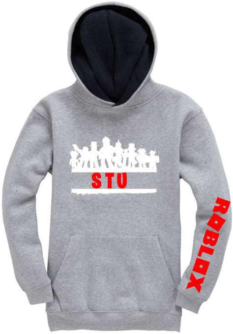 Roblox Character Hoodie Personalised With Your Name