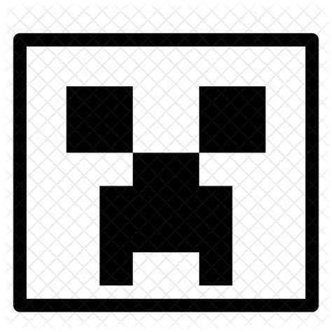 Minecraft Icon Of Glyph Style Available In Svg Png Eps Ai And Icon Fonts