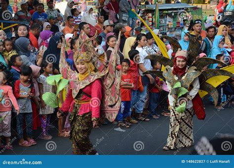 Javanese Arts And Culture Parade In Batang Editorial Photography