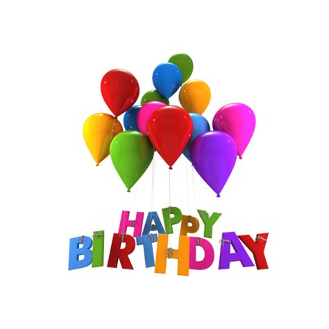 Happy Birthday Balloon Png Free Download