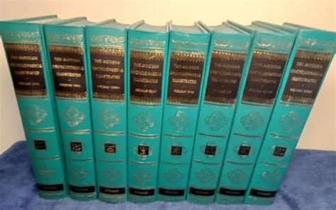 The Modern Encyclopedia Illustrated 8 Volumes Hb 1968 Odhams Ex Con 61