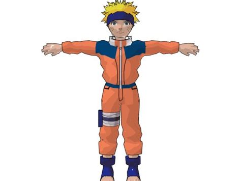 Naruto 3d Modelo 3d 5 Unknown Max Free3d