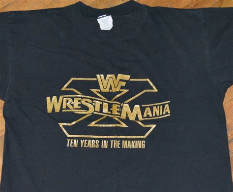 1994 Wrestlemania X Vintage Wrestling Wwf Wcw Wwe T Shirt Etsy