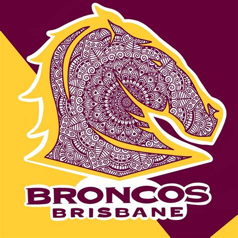 Brisbane Broncos Logo Brisbane Broncos Nrl Keyring Enamel Logo