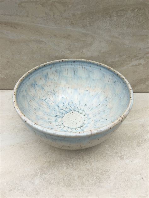 White Speckled Stoneware Serving Bowl Rustic Ceramic Serving | Etsy | Rustic ceramics, Serving ...