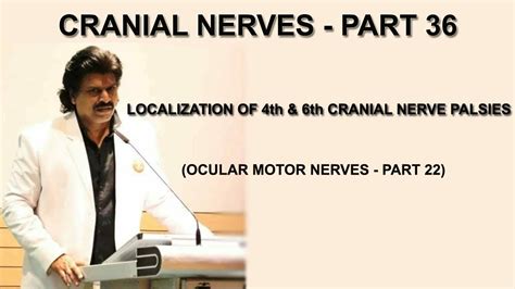 Cranial Nerves Part Localization Of Th Th Cranial Nerve Palsies Ocular Motor Nerves Part