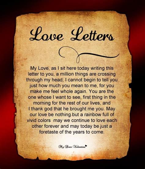 Romantic Love Letters For Him 5 Romantic Love Letters Romantic