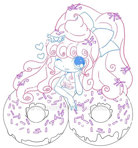 Donut Girl 2 Wip By Yampuff On Deviantart