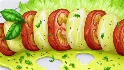 🍧🍵 いただきます 🍡🍰 Food Illustrations Anime Bento