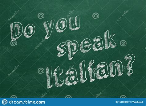 Do You Speak Italian Stock Illustration Illustration Of Knowledge