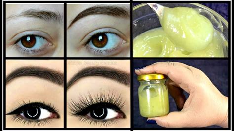 Homemade Serum To Grow Thicker Eyebrows EyeLashes In 3 Days