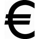 Euro Symbol Sign Clipart Clip Currency Money