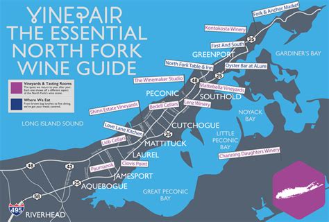 The Essential North Fork Wine Guide With Map Vinepair Map Long