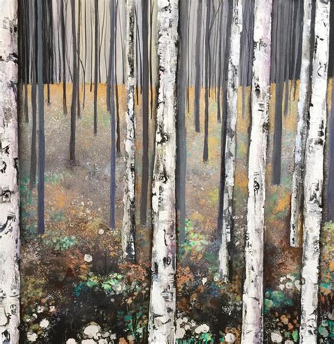 Silver Birch Painting At Explore Collection Of