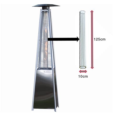 This heater is very similar to the previous model, but with the exception of being a little more powerful. Glass Tube Replacement for Pyramid Gas patio Heater ...