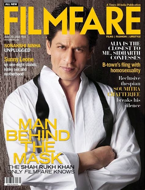 Shahrukh Khan On Filmfare Magazine Cover