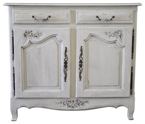 19th Century Painted French Provincial Buffet Shabby Chic Style